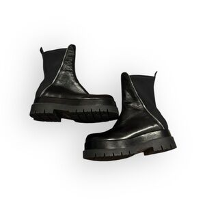 Marco Moreo Italian Leather Platform Boot